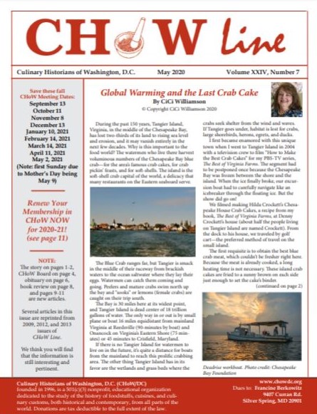 2020 May Newsletter-1st page